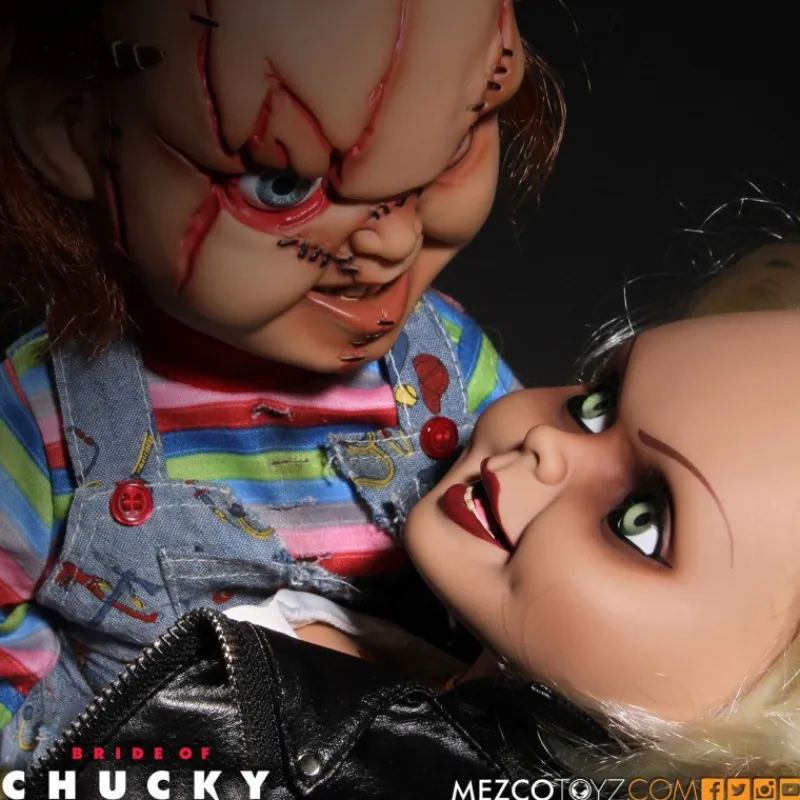New Figura Tiffany Novia Chucky Parlante 38 cm Chucky Muñeco Diabólico|Coleccionismo De Miedo Y Terror