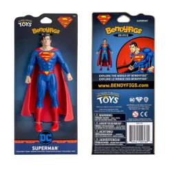 The Noble Collection Regalos De Superhéroes Dc|Figuras Dc^Figura Toyllectible Bendyfigs Superman DC comics