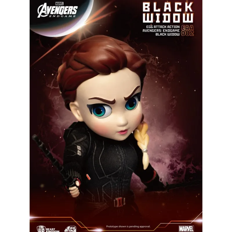 Beast Kingdom Coleccionismo Marvel^Figura Viuda Negra Egg Attack Endgame