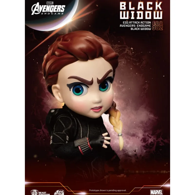 Beast Kingdom Coleccionismo Marvel^Figura Viuda Negra Egg Attack Endgame