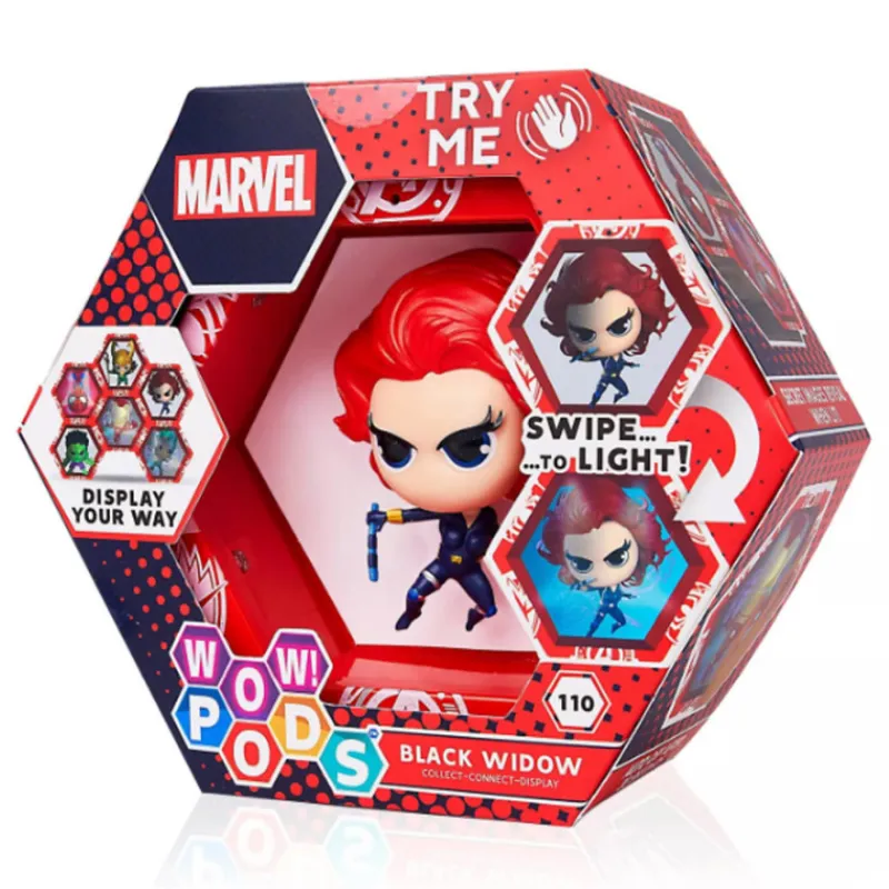 Otros Fabricantes Superhéroes Marvel|Coleccionismo Marvel^Figura Wow POD Viuda Negra Marvel con luz