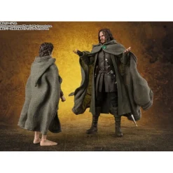 Bandai Figuras El Señor De Los Anillos ^Figuras de El Señor de los Anillos de Frodo Baggins & Gollum de S.H. Figuarts