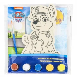 Sale Figuras de Madera Coloreables Paw Patrol 100% Madera Juguetes, Figuras Y Más Regalos Para Peques|Patrulla Canina