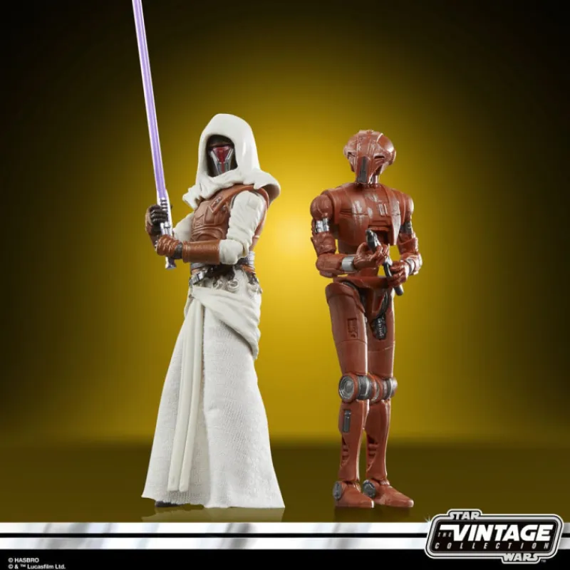 Outlet Figuras Star Wars: Galaxy Of Heroes Vintage Collection Jedi Knight Revan & Hk-47 10 Cm Replicas Y Coleccionismo Star Wars