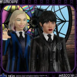 Mezco Toys Miércoles Addams^Figuras Wednesday & Enid 5 Points Miércoles