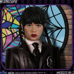 Mezco Toys Miércoles Addams^Figuras Wednesday & Enid 5 Points Miércoles