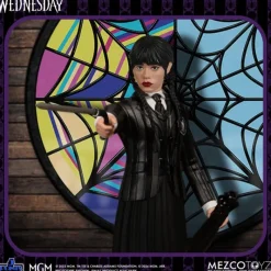 Mezco Toys Miércoles Addams^Figuras Wednesday & Enid 5 Points Miércoles