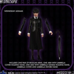 Mezco Toys Miércoles Addams^Figuras Wednesday & Enid 5 Points Miércoles