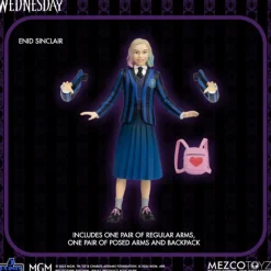 Mezco Toys Miércoles Addams^Figuras Wednesday & Enid 5 Points Miércoles