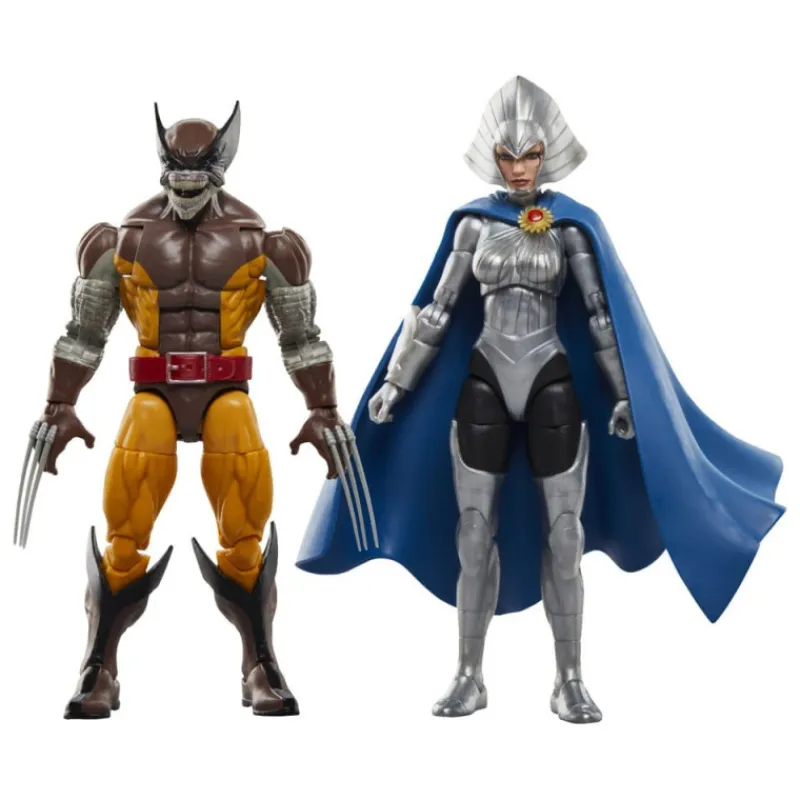 Hasbro Coleccionismo Marvel^Figuras Wolverine 50Th Anniversary Marvel Legends Wolverine & Lilandra Neramani 15 Cm