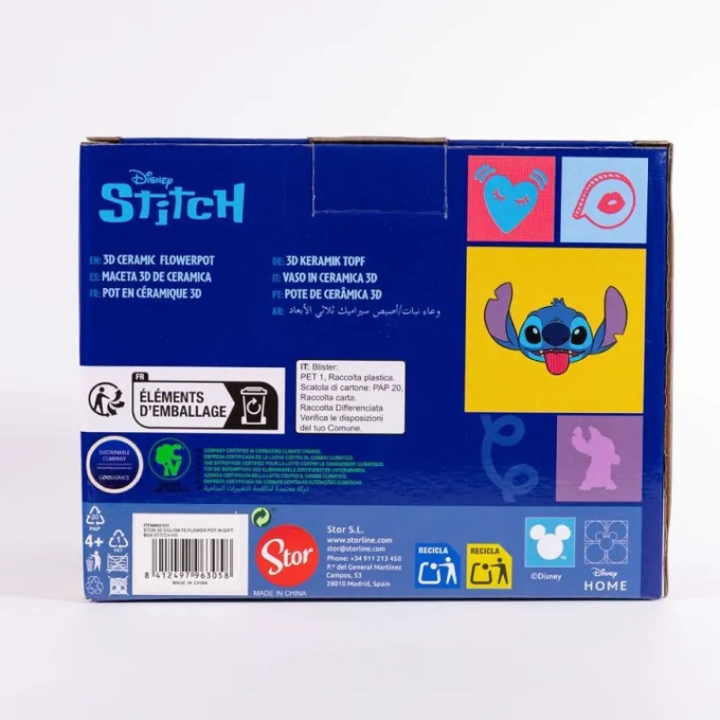 Outlet Florero 3D Stitch Lilo & Stitch - Licencia Oficial Películas Y Personajes De Disney ·Lilo Y Stitch|Disney Hogar