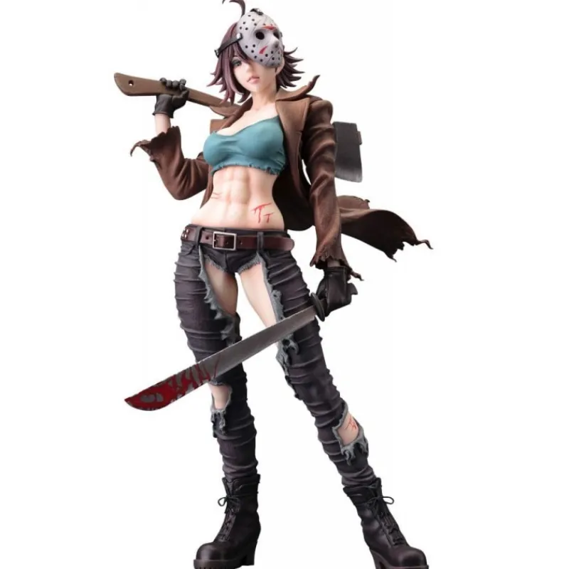 New Freddy vs. Jason Bishoujo Estatua PVC 1/7 Jason Voorhees 2nd Edition 24 cm Figuras|Freddy Krueger