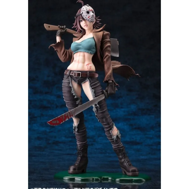 New Freddy vs. Jason Bishoujo Estatua PVC 1/7 Jason Voorhees 2nd Edition 24 cm Figuras|Freddy Krueger