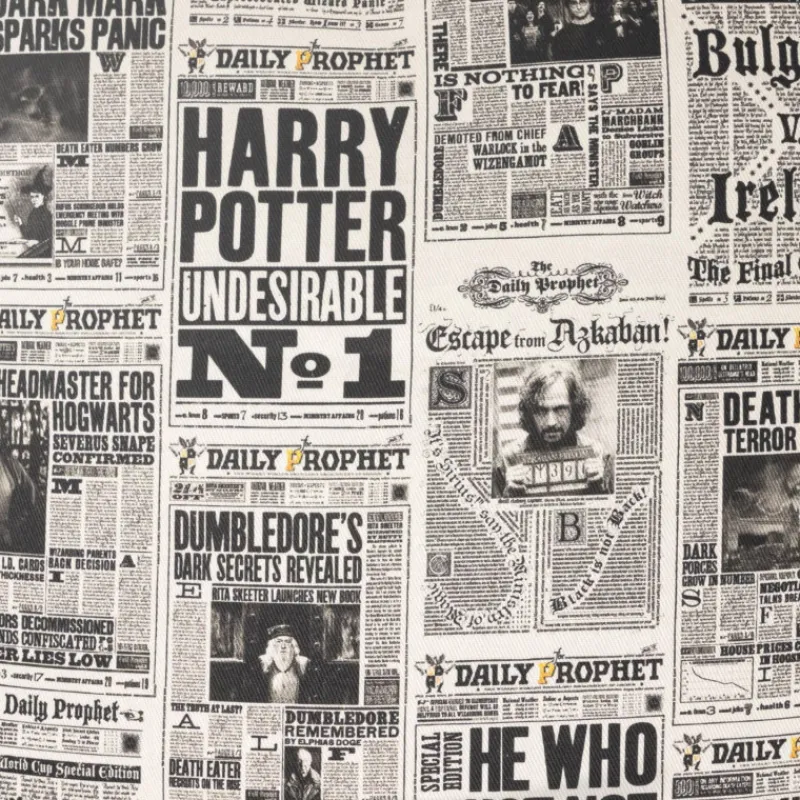 My Little Neverland Harry Potter Hogar^Funda cojín El Profeta Diario Harry Potter