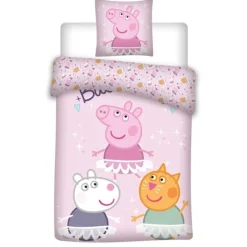 Hot Funda Nórdica de Algodón Peppa Pig 140x200cm Niños Ropa Y Téxtil: Cosas Que Ponerse Para Niños