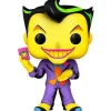 Outlet DC Comics Figura POP! Joker Black Light 9 cm Regalos De Villanos Dc|Cosas De Villanos Marvel