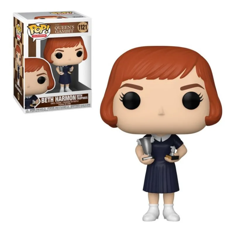 Funko Regalos De Otras Series^Pop! Beth Harmon con trofeos Gambito de dama