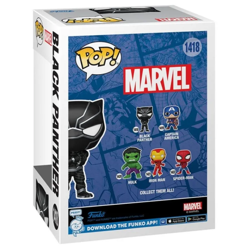 Funko Superhéroes Marvel|Funko Marvel^Pop Black Panther Marvel New Classics 9 cm