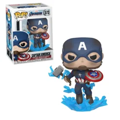 Funko Superhéroes Marvel|Funko Marvel^POP! Capitán América Escudo roto