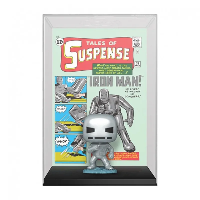 Funko Superhéroes Marvel|Funko Marvel^Pop Comic Cover Marvel Tales Iron Man Vinilo 9cm