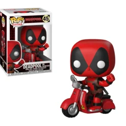 Hot Pop! Deadpool en Scooter Superhéroes Marvel|Funko Marvel