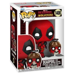 Funko Superhéroes Marvel|Funko Marvel^POP! Deadpool y cabeza Deadpool & Wolverine