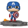 Funko Superhéroes Marvel|Funko Marvel^Pop Deluxe Capitán América Vengadores Assemble 15 CM