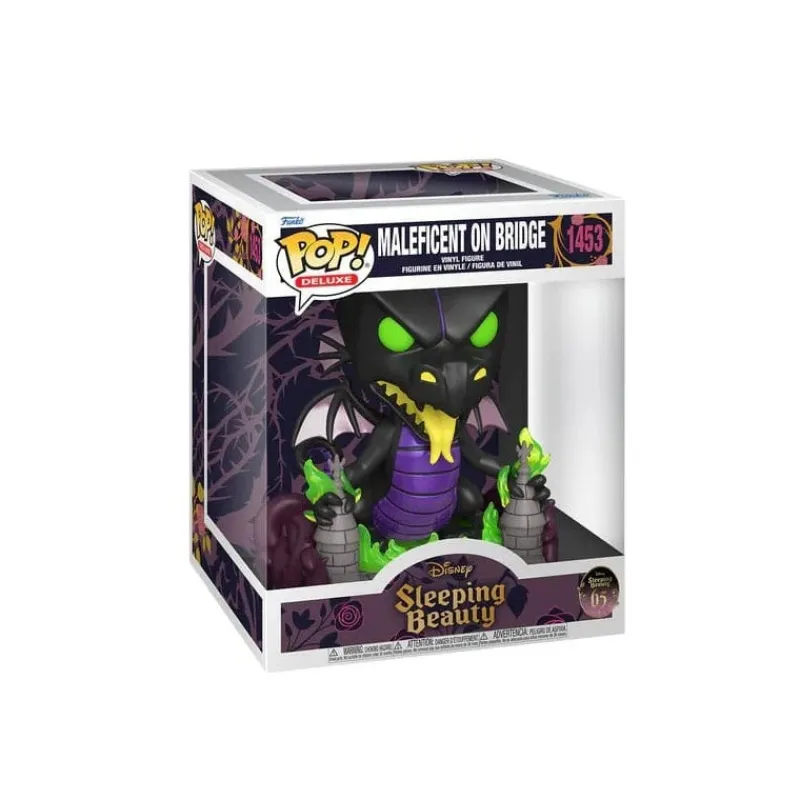 Funko Películas Y Personajes De Disney ·Maléfica Y Bella Durmiente |Películas Y Personajes De Disney ·Villanas Disney^Pop! La Bella Durmiente maléfica dragón en puente