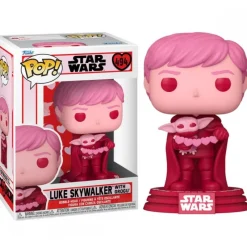 Funko The Mandalorian|Regalos Star Wars Por Personaje ^Pop! Luke y Grogu Especial San Valentin Mandalorian