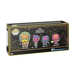 Funko Superhéroes Marvel|Funko Marvel^Pop Marvel Black Panther Wakanda Forever Pack de 4