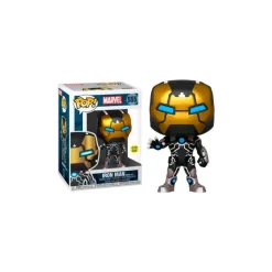 Funko Superhéroes Marvel|Funko Marvel^Pop Marvel 80th Iron Man Modelo 39 Luz UV