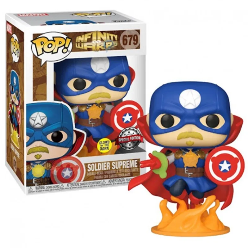 Clearance POP Soldado Supremo Marvel Infinity Warps Superhéroes Marvel|Funko Marvel