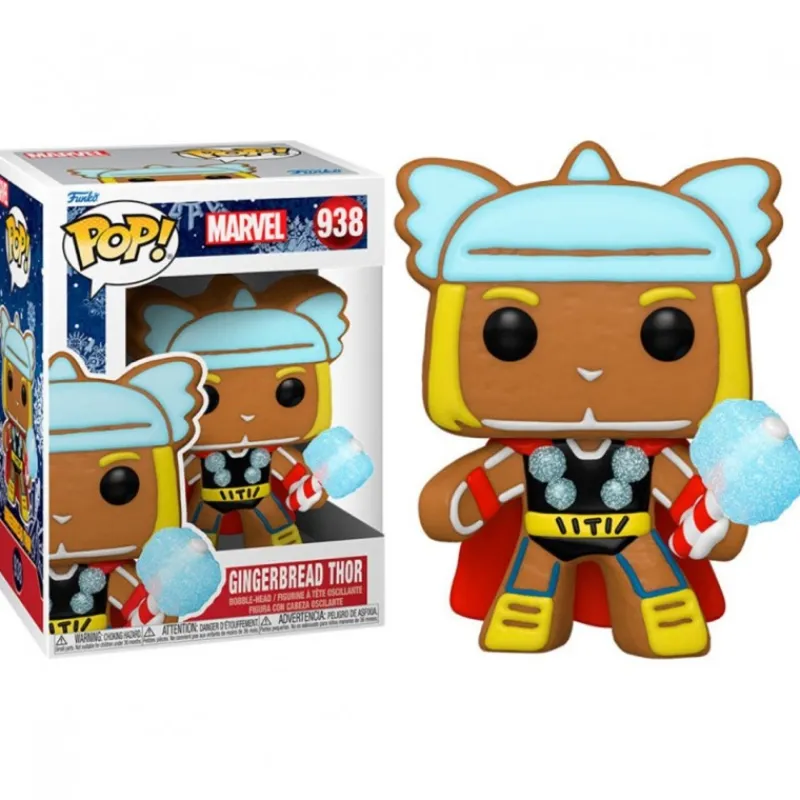 Clearance Pop Thor Navidad Galleta de Jengibre 9 cm Superhéroes Marvel|Funko Marvel