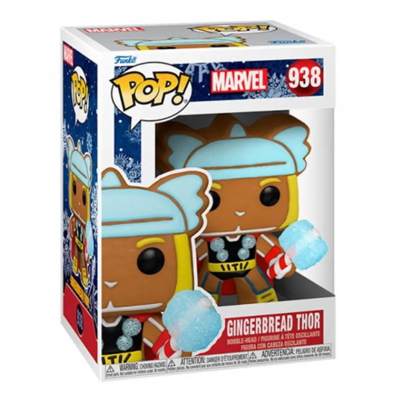 Clearance Pop Thor Navidad Galleta de Jengibre 9 cm Superhéroes Marvel|Funko Marvel