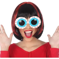 Disfrazzes Antifaces Y Gafas Para Disfraces|Accesorios Halloween Y Terror ^Gafas de Ojos saltones ensangrentados