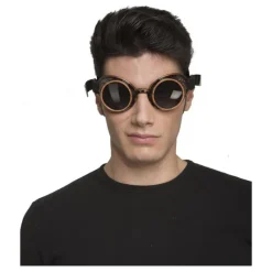 Disfrazzes Antifaces Y Gafas Para Disfraces^Gafas de Steampunk negras Tintadas