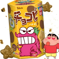 Japon Market 24h Chuches Japonesas^Galletas Tohato Shin Chan sabor a banana 18g