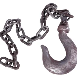 Disfrazzes Armas, Espadas Y Escudos Disfraces|Accesorios Halloween Y Terror ^Gancho con cadena de 156 Cm