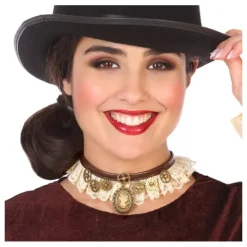 New Gargantilla Steampunk Complementos Para Disfraces|Accesorios Halloween Y Terror