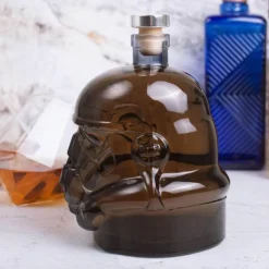 Thumbs Up Replicas Y Coleccionismo Star Wars |Star Wars Hogar^Garrafa de Vidrio Stormtrooper Negra - 0,75L Licencia Oficial