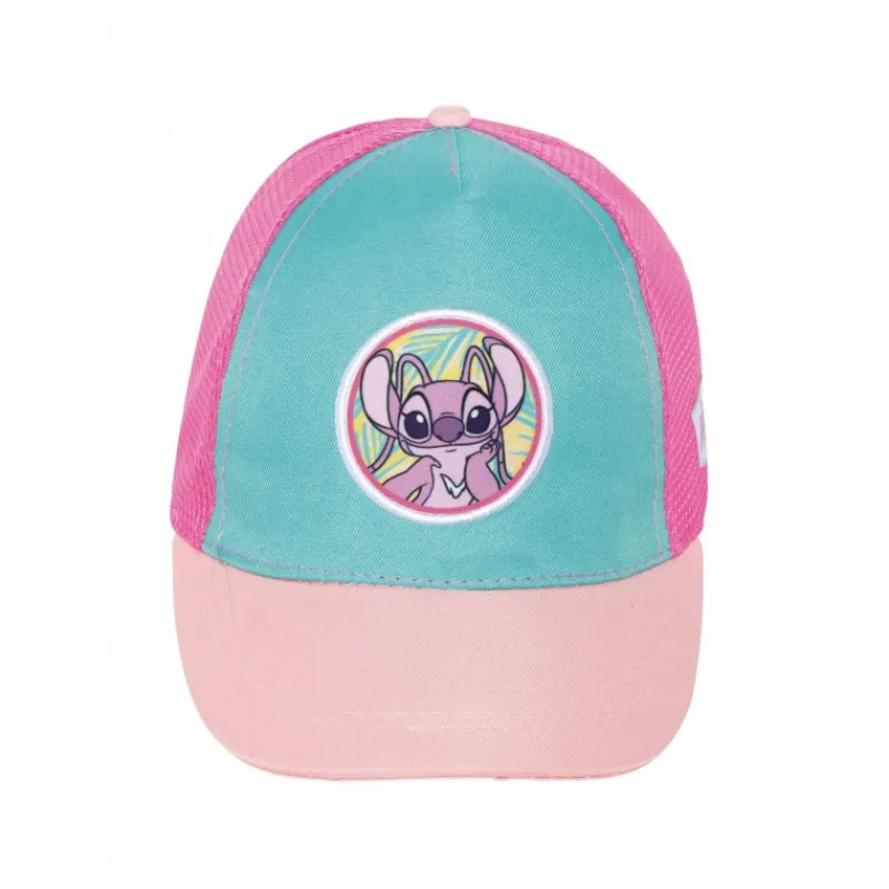 Sale Gorra de poliéster de rejilla con bordado Angel Stitch Películas Y Personajes De Disney ·Lilo Y Stitch|Regalos Stitch Baratos
