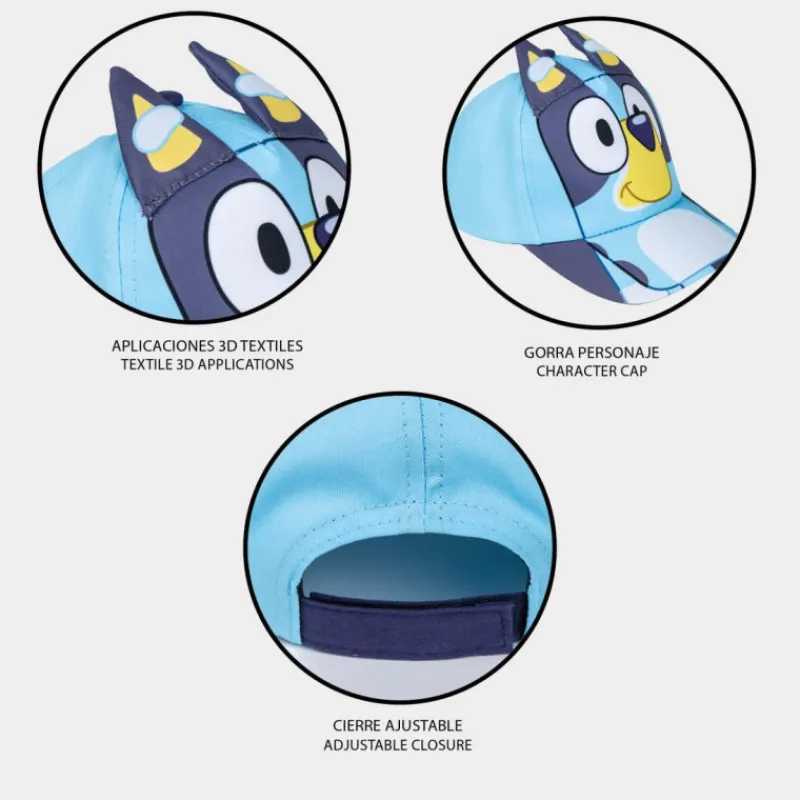 Niños Cerdá Kids Ropa Y Téxtil: Cosas Que Ponerse Para Niños |Bluey^Gorra Infantil Premium Bluey