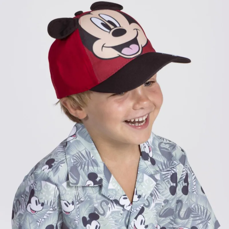 Niños Cerdá Kids Disney Para Niños|Ropa Y Téxtil: Cosas Que Ponerse Para Niños ^GORRA VISERA CURVA DE MICKEY