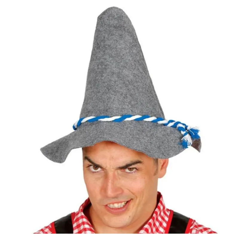 Gorro de Tirolés gris Sombreros Y Cascos Para Disfraces