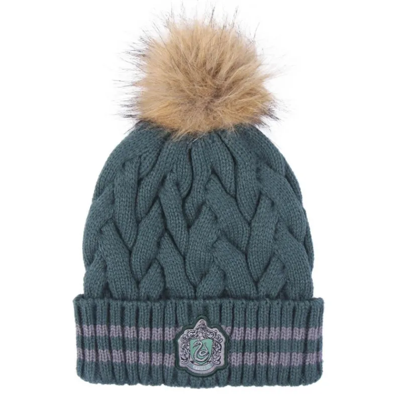Cerdá Adult Bolsos Y Complementos Harry Potter|Slytherin^Gorro pompón Slytherin Harry Potter