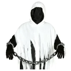 Disfrazzes Complementos Para Disfraces|Accesorios Halloween Y Terror ^Grilletes Plateados 90 Cm