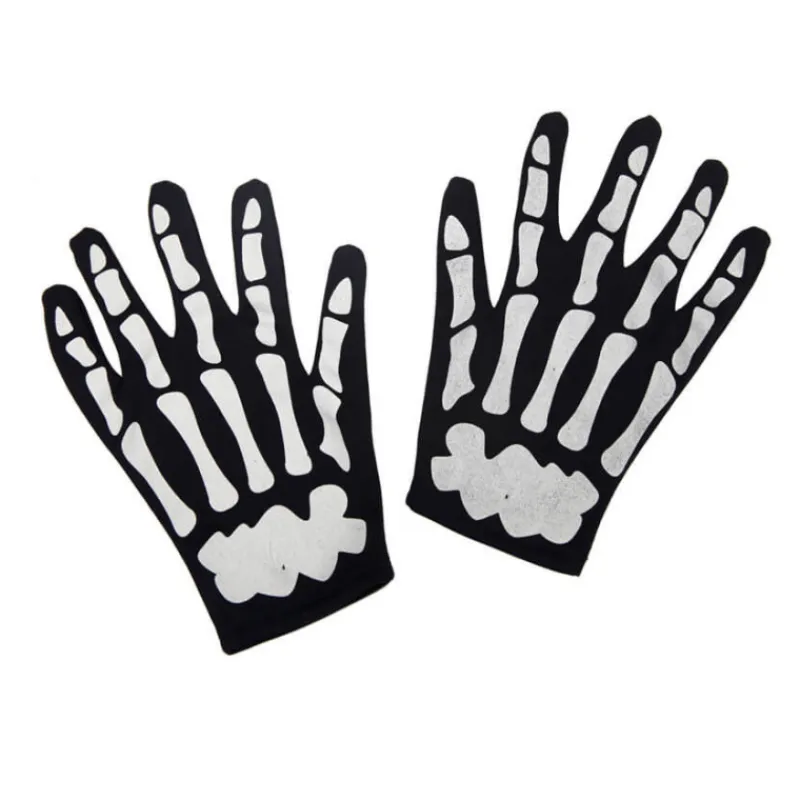 Outlet Guante de Esqueleto de adulto para Halloween Guantes Y Guateletes Para Disfraces|Accesorios Halloween Y Terror