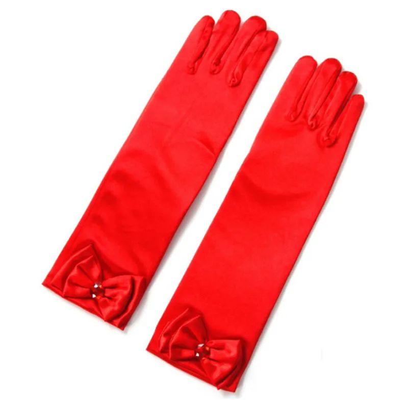 Guantes Largos con Lazo para adultos en varios colores Guantes Y Guateletes Para Disfraces|Disfraces Unisex