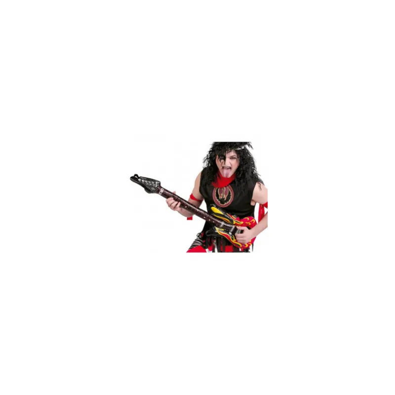 Guitarra Hinchable de 102 cm. Complementos Para Disfraces|Disfraces Unisex
