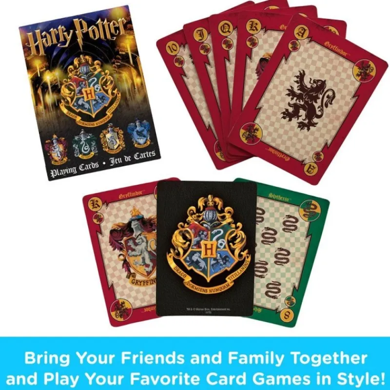 Otros Fabricantes Hufflepuff|Ravenclaw^Harry Potter Baraja Crests de 54 Cartas Oficial